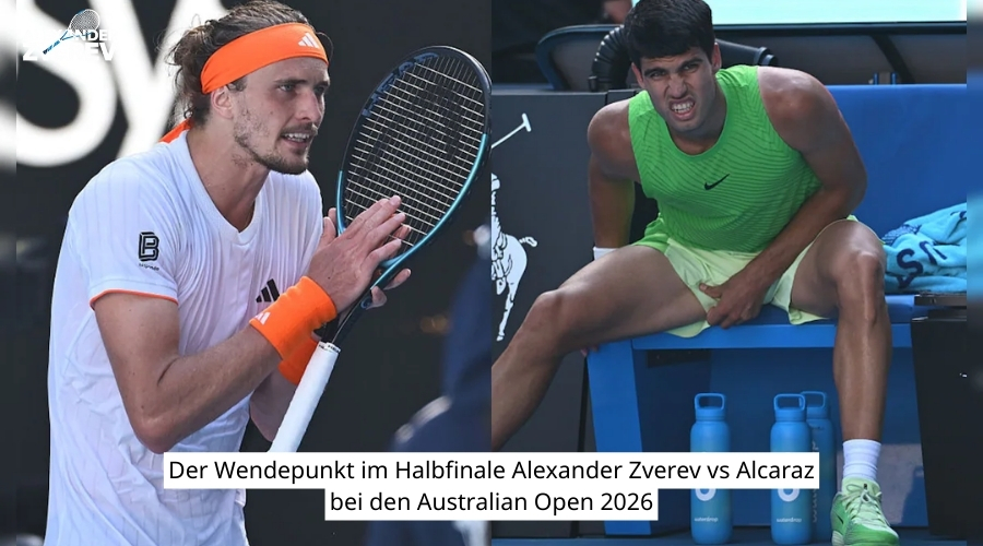 Der Wendepunkt im Halbfinale Alexander Zverev vs Alcaraz bei den Australian Open 2026