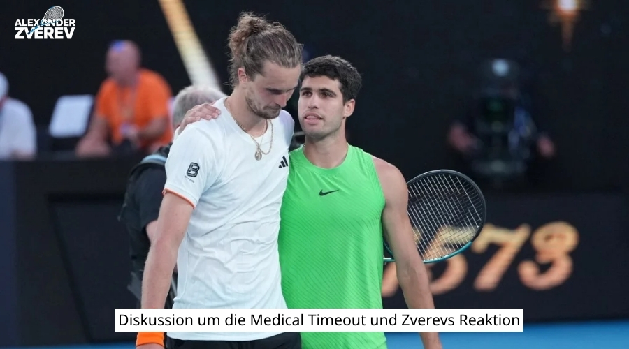 Diskussion um die Medical Timeout und Zverevs Reaktion